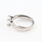 Bague 54 Solitaire - Bague en or blanc 18K et diamant naturel 1,72 ct 58 Facettes D-66591