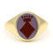 Bague 51 Bague chevalière armoriée en or jaune 14k et agate 58 Facettes 8F4B61B5E0D343AC80C10BFCF36B5B53