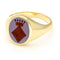Bague 51 Bague chevalière armoriée en or jaune 14k et agate 58 Facettes 8F4B61B5E0D343AC80C10BFCF36B5B53