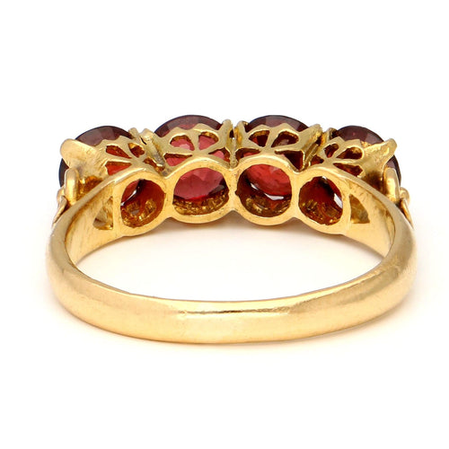 Bague 52 Bague rang victorien en or jaune 20 carats et grenats 58 Facettes 2E62E2D6D3D74CDC924A9E046AECEAE5