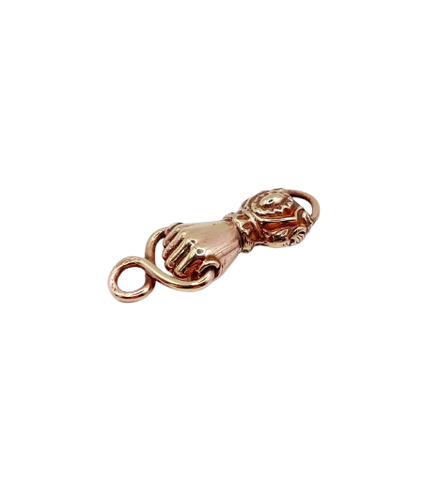 Pendentif lien antique main en or 18k