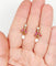 Boucles d'oreilles Puces d'oreilles vintage en or 18K, diamants, rubis et perles 58 Facettes A07361