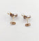 Boucles d'oreilles Puces d'oreilles fers à cheval en or 18k, argent, diamants et perles 58 Facettes A07363
