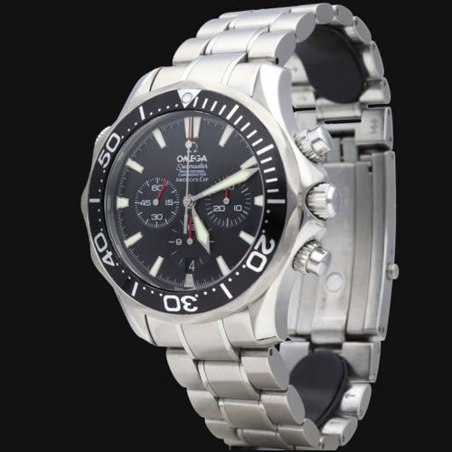 Montre Omega Seamaster 300M - Montre chronographe automatique en acier 58 Facettes MT47053
