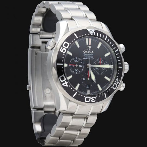 Montre Omega Seamaster 300M - Montre chronographe automatique en acier 58 Facettes MT47053