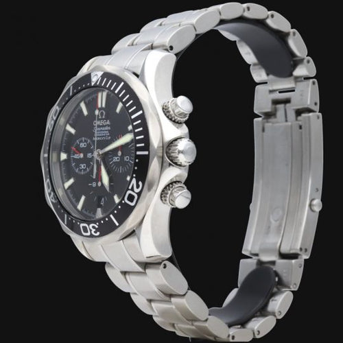 Montre Omega Seamaster 300M - Montre chronographe automatique en acier 58 Facettes MT47053