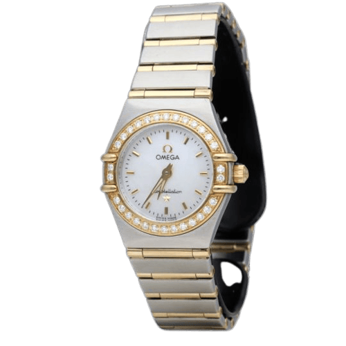 Montre Omega Constellation Mini - Montre en or jaune 18K et acier 58 Facettes MT46987