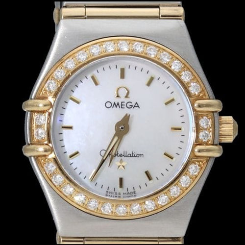 Montre Omega Constellation Mini - Montre en or jaune 18K et acier 58 Facettes MT46987