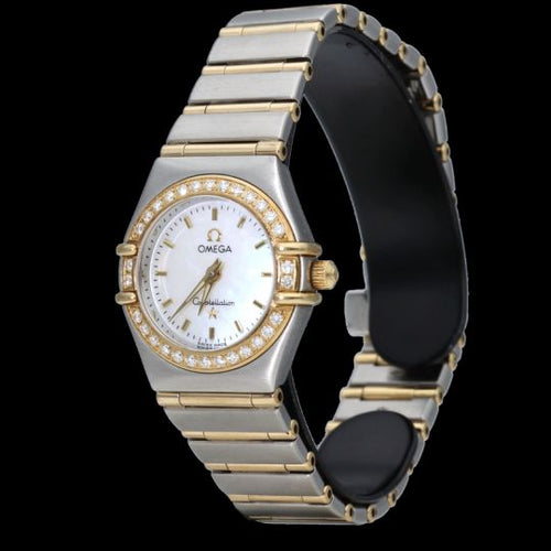 Montre Omega Constellation Mini - Montre en or jaune 18K et acier 58 Facettes MT46987