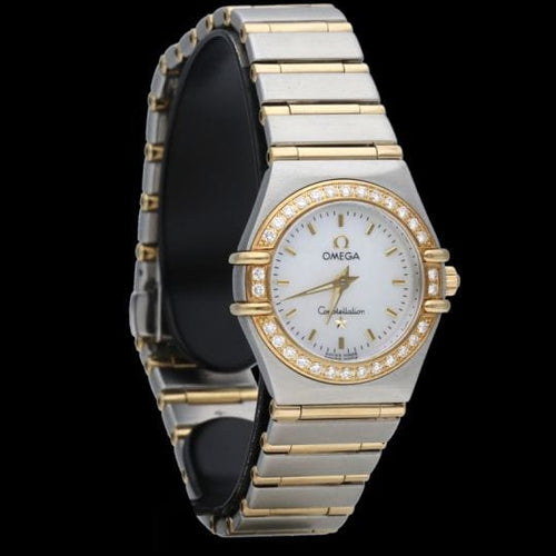 Montre Omega Constellation Mini - Montre en or jaune 18K et acier 58 Facettes MT46987