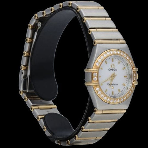 Montre Omega Constellation Mini - Montre en or jaune 18K et acier 58 Facettes MT46987