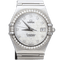 Montre Omega Constellation - Montre femme en acier et diamants 58 Facettes MT46995