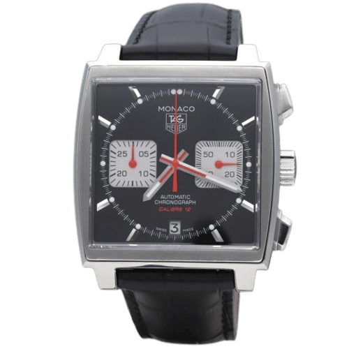 TAG Heuer Monaco - Montre chronographe Calibre 12 en acier
