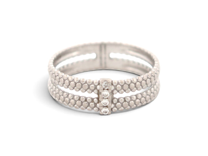 Bague 49 Mauboussin Mon Premier Jour C'est Toi N°1 - Bague en or blanc et diamant 58 Facettes 275377