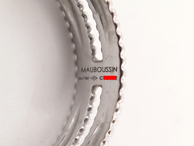 Bague 49 Mauboussin Mon Premier Jour C'est Toi N°1 - Bague en or blanc et diamant 58 Facettes 275377