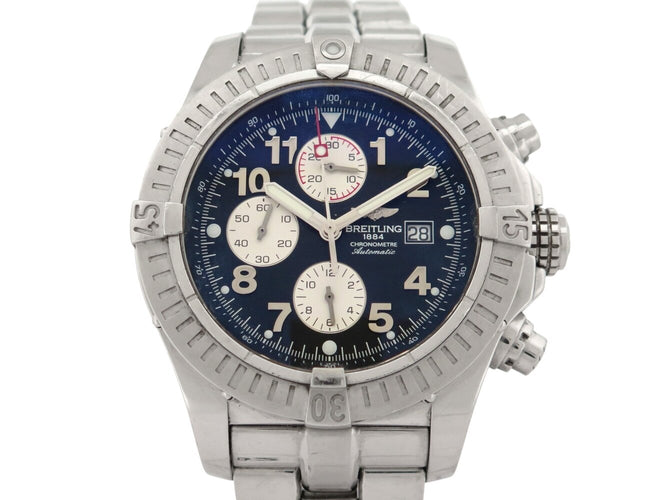 Montre Breitling Super Avenger - Montre chronographe automatique en acier 58 Facettes 275274