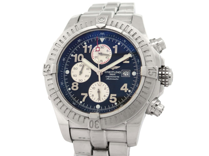 Montre Breitling Super Avenger - Montre chronographe automatique en acier 58 Facettes 275274