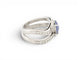 Bague 62 Omega - Bague cabochon en or blanc, pierre de lune et diamants 1,4 ct 58 Facettes 275132