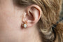 Boucles d'oreilles Boucles d'oreilles anciennes en or jaune, opales et diamants 58 Facettes 12384