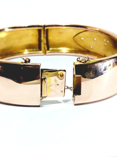 Bracelet Bracelet manchette en or rose 18 carats et diamants 58 Facettes 1776913