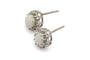 Boucles d'oreilles Boucles d'oreilles en or blanc, opales et diamants 58 Facettes 12220