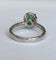 Bague 55 Bague cocktail en or blanc, tourmaline Lagoon 2,08 ct et diamants 58 Facettes ring