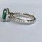 Bague 55 Bague cocktail en or blanc, tourmaline Lagoon 2,08 ct et diamants 58 Facettes ring