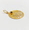Pendentif Médaille Art nouveau en or 18k et grenat 58 Facettes A07327
