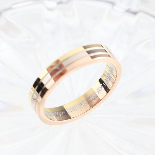 Bague 64 Cartier Trinity - Bague en or trois couleurs 18K 58 Facettes O