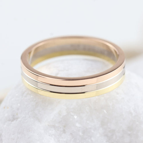 Bague 64 Cartier Trinity - Bague en or trois couleurs 18K 58 Facettes O