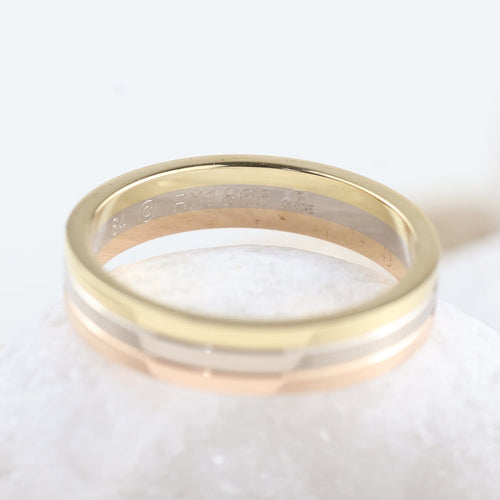 Bague 64 Cartier Trinity - Bague en or trois couleurs 18K 58 Facettes O