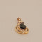 Pendentif Pendentif saphir et diamants en or jaune 58 Facettes 2909943-2096205