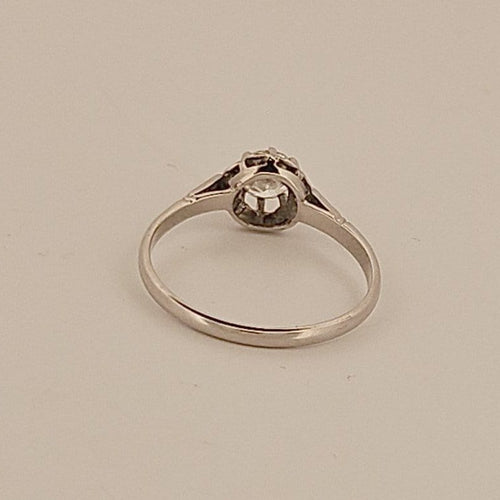 Bague 56 Solitaire - Bague en platine et diamant 58 Facettes 2779391