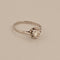 Bague 56 Solitaire - Bague en platine et diamant 58 Facettes 2779391