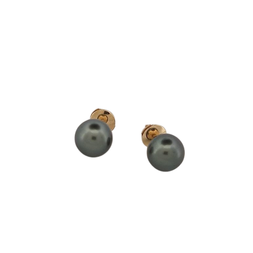 Boucles d'oreilles perles en or jaune