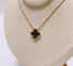 Collier Van Cleef & Arpels Vintage Alhambra - Collier en or jaune et onyx 58 Facettes jnci78