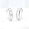 Boucles d'oreilles Boucles d'oreilles en or blanc et diamants 0,52 ct 58 Facettes 1B-Y