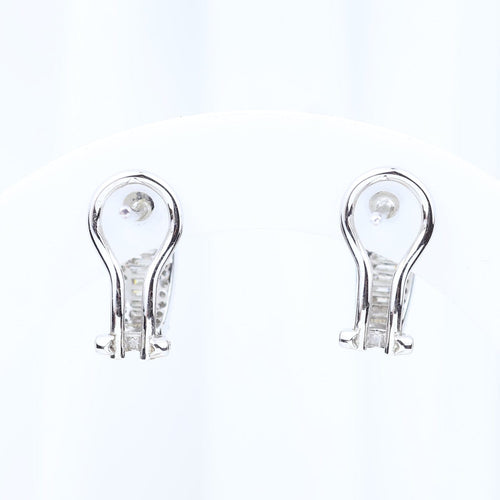 Boucles d'oreilles Boucles d'oreilles en or blanc et diamants 0,52 ct 58 Facettes 1B-Y