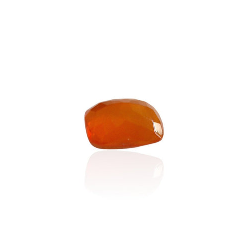 Opale de feu du Mexique - Pierre 2,26 ct taille rectangle mixte 58 Facettes #26-012-OPFEMQ