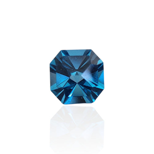 Topaze bleue Electric Blue - Pierre naturelle certifiée 7,06 ct 58 Facettes #25-116-TPEBSWC
