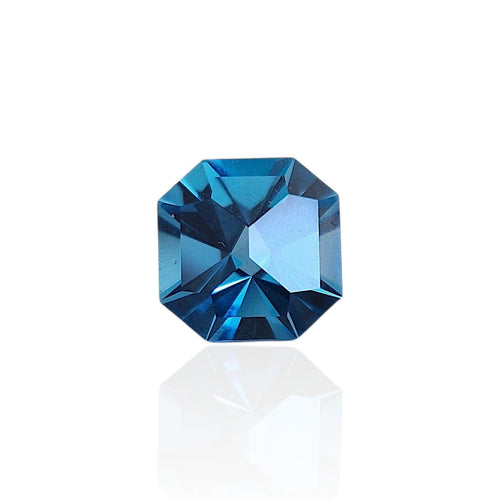 Topaze bleue Electric Blue - Pierre naturelle certifiée 7,06 ct 58 Facettes #25-116-TPEBSWC