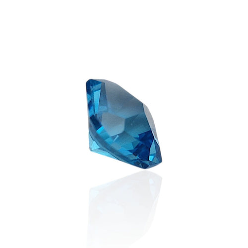Topaze bleue Electric Blue - Pierre naturelle certifiée 7,06 ct 58 Facettes #25-116-TPEBSWC