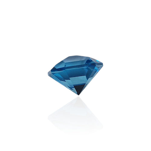 Topaze bleue Electric Blue - Pierre naturelle certifiée 7,06 ct 58 Facettes #25-116-TPEBSWC
