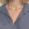 Collier Collier solitaire en or blanc et diamant 58 Facettes Z15B51802