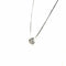 Collier Collier solitaire en or blanc et diamant 58 Facettes Z15B51802