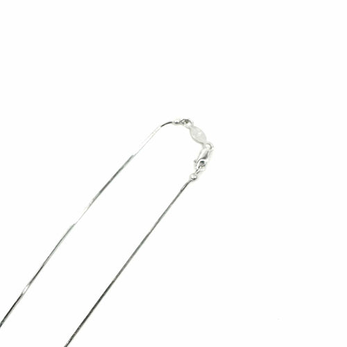 Collier Collier solitaire en or blanc et diamant 58 Facettes Z15B51802
