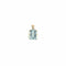 Pendentif Pendentif en or jaune et aigue-marine 58 Facettes Z15B51569