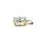 Pendentif Pendentif en or jaune et aigue-marine 58 Facettes Z15B51569