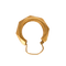 Créoles anciennes - Boucles d'oreilles ciselées en or jaune