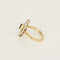 Bague 47 Bague marquise ancienne en or jaune, or blanc, diamants et saphir 58 Facettes Bgmarquisesaphir